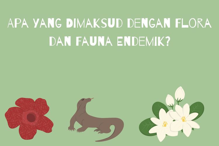 Apa yang dimaksud dengan flora dan fauna endemik? Flora dan fauna endemik adalah tumbuhan dan hewan yang hanya terdapat di suatu kawasan.
