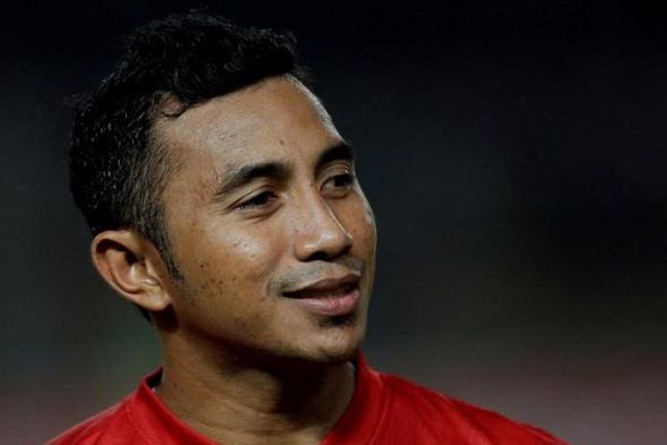 Pemain timnas Indonesia yang kini bermain untuk Sriwijaya FC, Firman Utina.