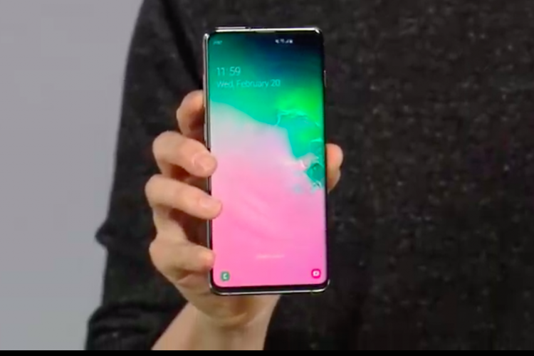 Samsung galaxy S10.