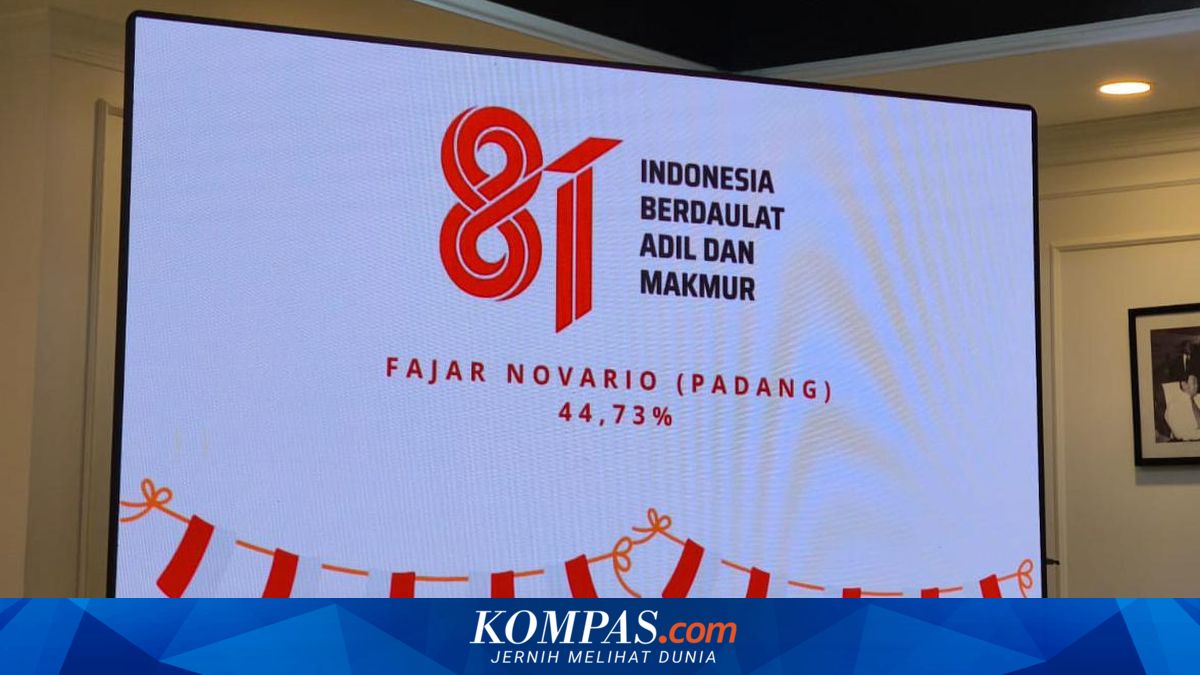Fajar Novario asal Padang Jadi Pemenang Sayembara Logo HUT Ke-81 RI, Karyanya Jadi Logo Resmi