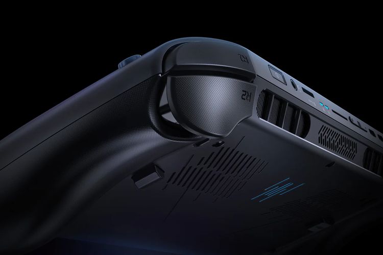 Tombol trigger di Acer Predator Atlas 8.