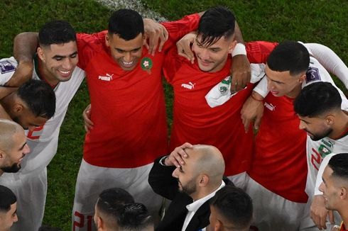Ritual Unik Piala Dunia 2022: Kesaktian Kepala Plontos Pelatih Maroko