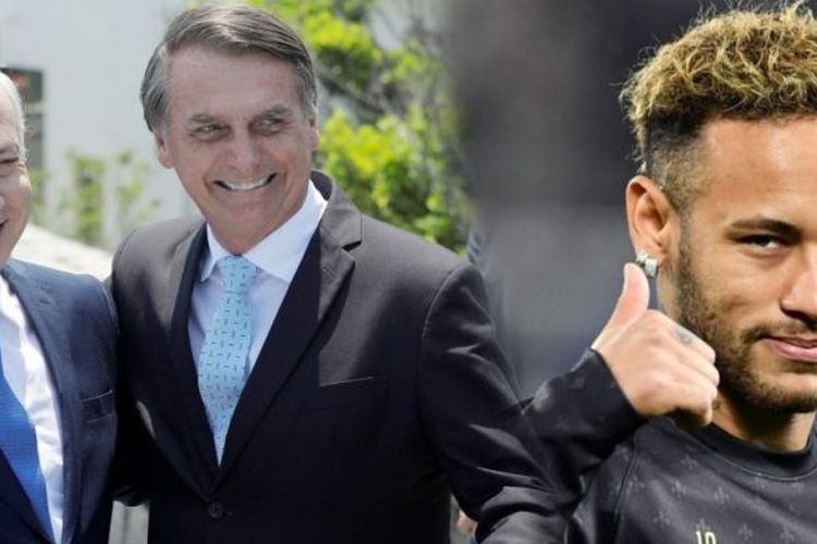 Bintang sepakbola Brasil, Neymar Jr kembali menuai kecaman setelah tampil dalam video tentang penerimaan  undangan dari Presiden Brasil, Jair Bolsonaro dan Perdana Menteri Israel, Benyamin Netanyahu untuk mengunjungi negara itu.