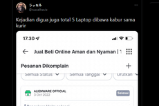 Viral, Twit Kurir Bawa Kabur Paket Pelanggan, Ini Kata Tokopedia