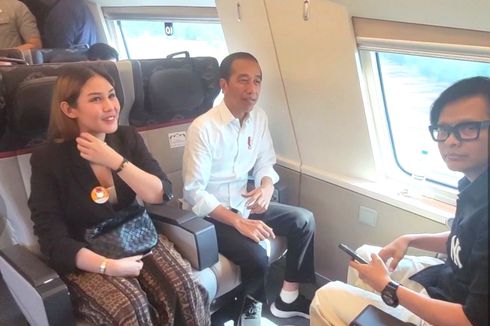 Jokowi: Kereta Cepat Jakarta-Bandung Nyaman, Kecepatan 350 Km Per Jam Tidak Terasa Sama Sekali