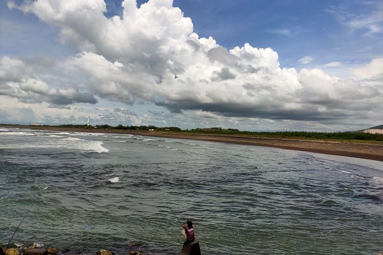 Pantai Puger di Jember.