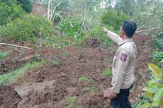 Longsor Terjang Area Perkebunan di Nganjuk, Tanaman Cengkeh dan Durian Tertimpa Material