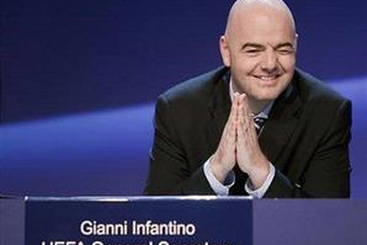 Sekretaris Jenderal UEFA, Gianni Infantino.