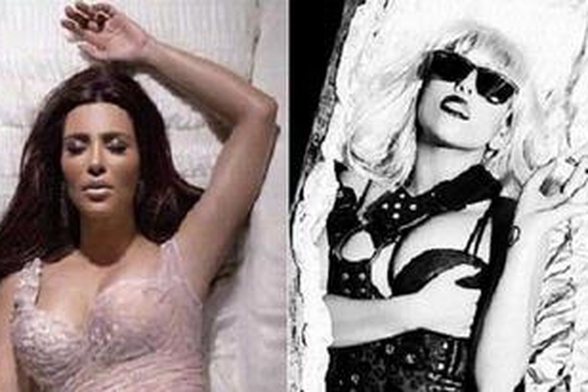 The resurrection: Kim Kardashian and Lady Gaga have been released from their Twitter exile and are free again to Tweet to their hearts content