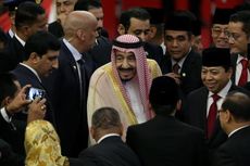 Tiba di Kompleks Parlemen, Raja Salman Disambut Ketua DPR