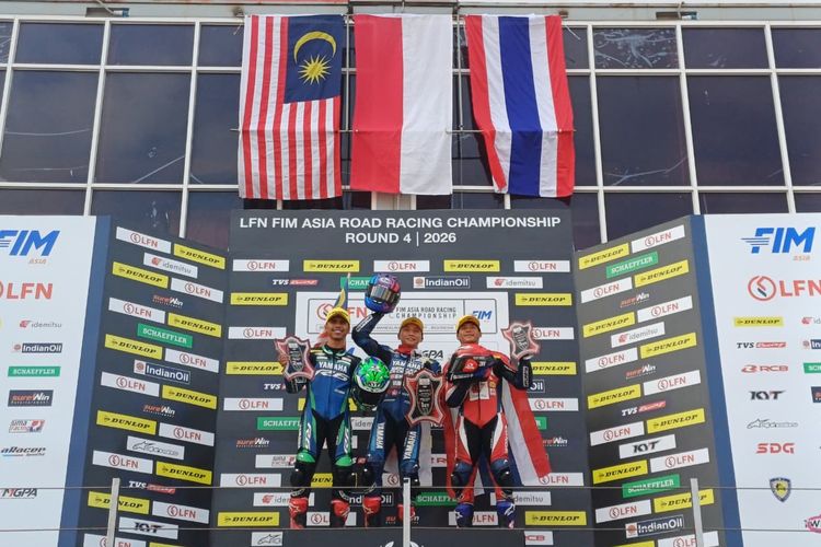 Tampil Dominan, Rider Indonesia Amankan Podium 1 di ARRC 2026 Mandalika
