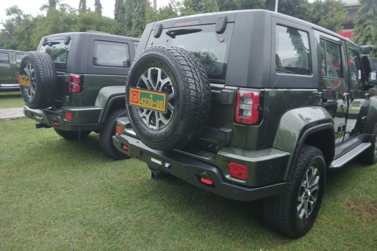 BAIC BJ40 Plus jadi mobil dinas TNI