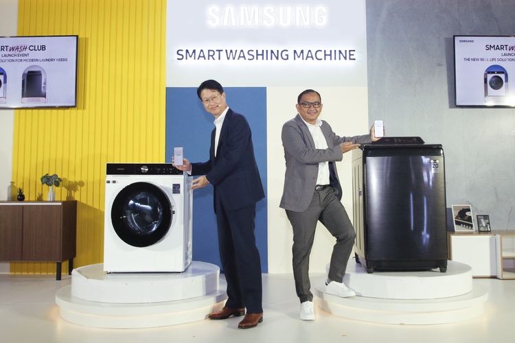 Samsung memperkenalkan mesin cuci Bespoke AI Washer Dryer Combo dan Top Load Inverter Ecobubble terbaru. 