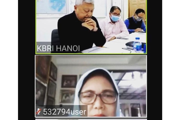 Peserta PKN Tingkat I Angkatan XLIV Belajar ke Vietnam menggunakan metode distance learning