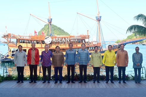 Hari Kedua KTT di NTT, Pemimpin ASEAN Kenakan Tenun Songke Asli Manggarai