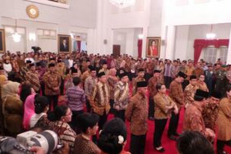 Pelantikan 34 menteri di Istana Negara, Jakarta
