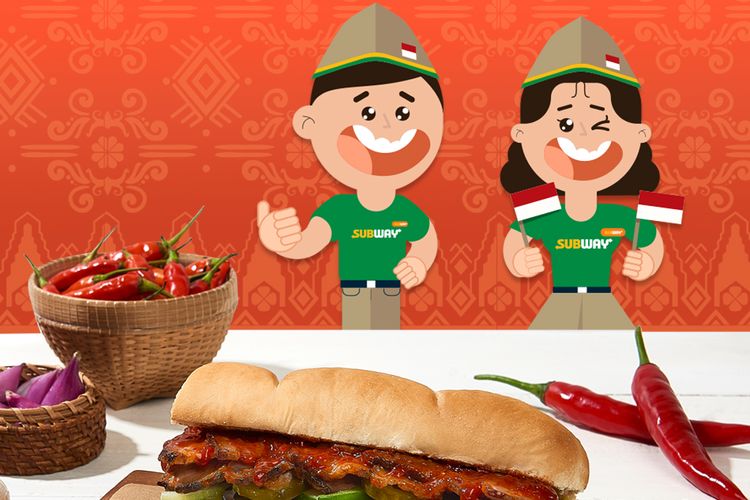 Menu baru Subway, Beef Se?i Sambal Lu?at.