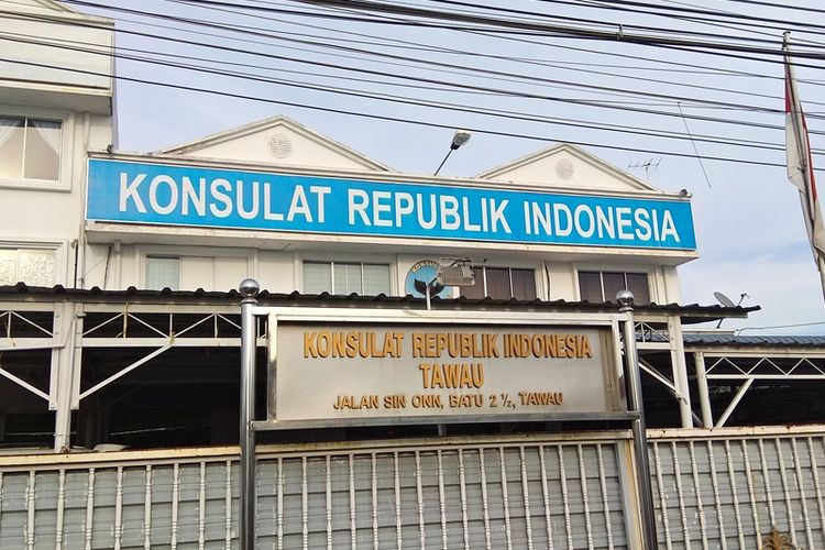  Kantor Konsulat RI di Tawau Malaysia. 