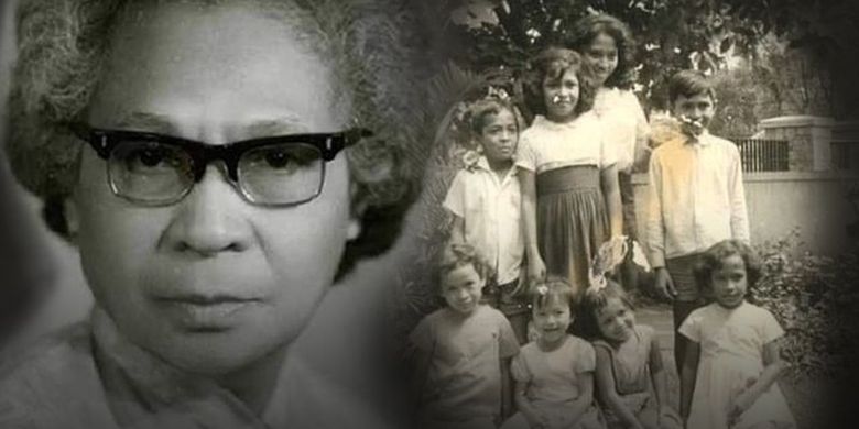 Francisca Fanggidaej bersama dengan tujuh anaknya semasa kecil. Francisca dan anak-anaknya terpisah selama 38 tahun akibat peristiwa berdarah G30S/PKI.