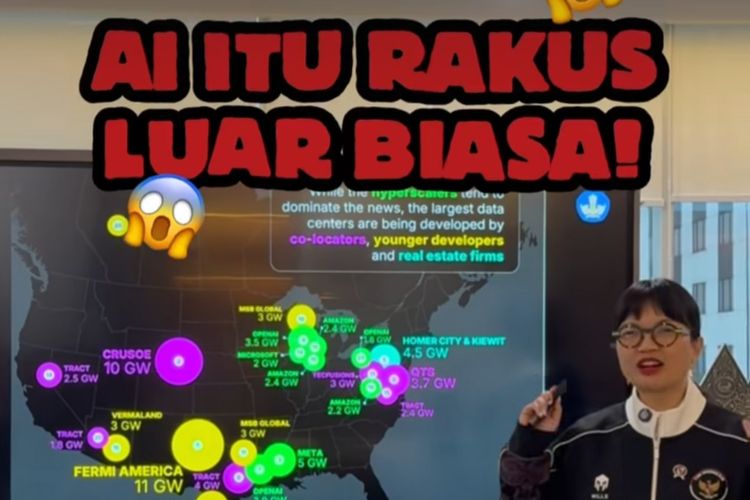 Data Center AI Boros Listrik dan Air, Wamen Stella Urai Potensi Energi dari Indonesia