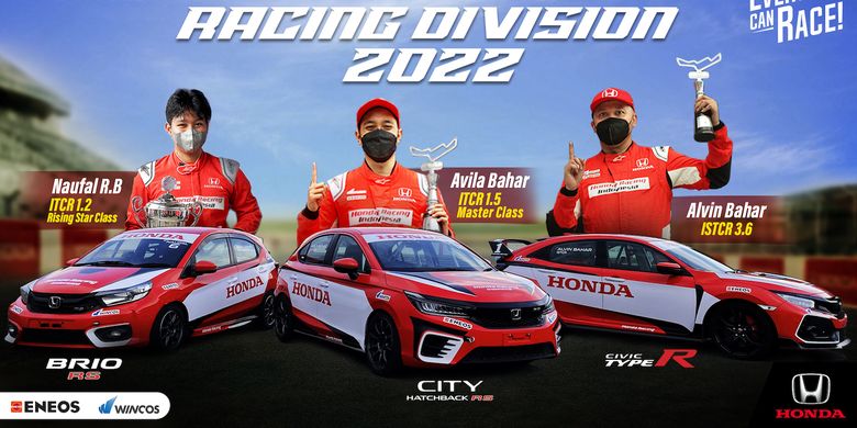 Honda Racing Indonesia umumkan komposisi pebalap baru untuk kejuaraan touring dan slalom nasional 2022
