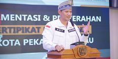 Resmikan Layanan Elektronik di Pekanbaru, Menteri AHY Harap Pelayanan Sertifikat-el Lebih Cepat dan Aman