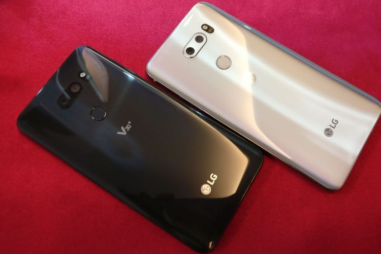 LG V30 Plus di Indonesia tersedia dalam dua pilihan warna, hitam dan silver.