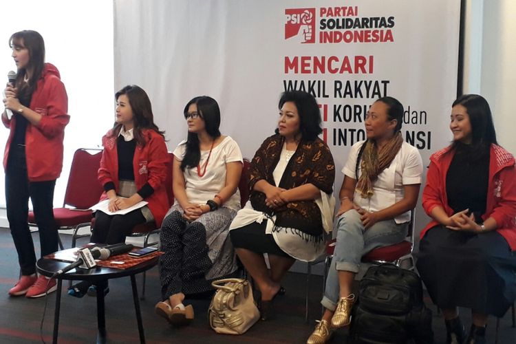 Partai Solidaritas Indonesia (PSI) kembali kedatangan bakal calon legislatif dari kalangan perempuan. Rabu (7/2/2018).