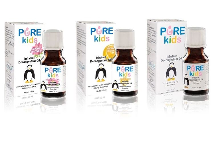 Pure Kids Inhalant Decongestant Oil diproduksi oleh pabrik farmasi khusus anak berstandar internasional dan bersertifikat halal.