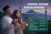 Jadwal Adzan Subuh Hari Ini di Bogor, 2 Ramadhan 1447 H / 20 Februari 2026