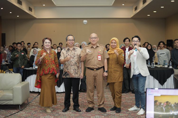 Diseminasi informasi dan edukasi percepatan penurunan stunting bertajuk Genbest Talk 'Protein Hewani Jurus Sakti Cegah Stunting', di Kabupaten Tangerang, Banten, Selasa (13/6/2023) 