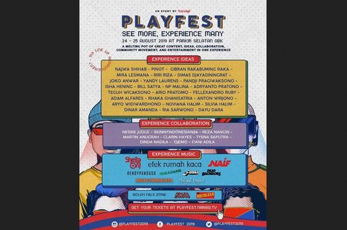 Sheila On 7 hingga Efek Rumah Kaca Siap Ramaikan Playfest 2019