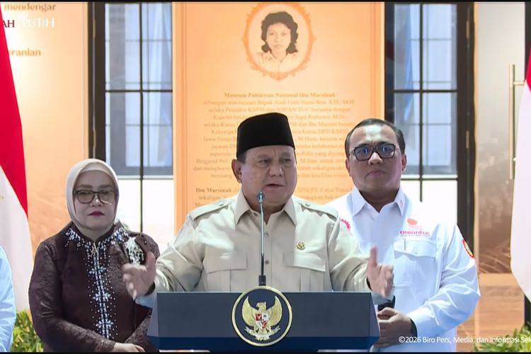 Prabowo Resmikan Museum Marsinah dan Rumah Singgah di Nganjuk