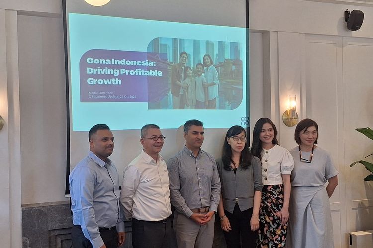 Konferensi pers PT Asuransi Bina Dana Arta Tbk (ABDA) atau dikenal Oona Insurance, Rabu (29/10/2025).
