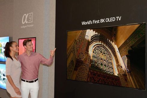 LG Luncurkan TV OLED Resolusi 8K Pertama di Dunia