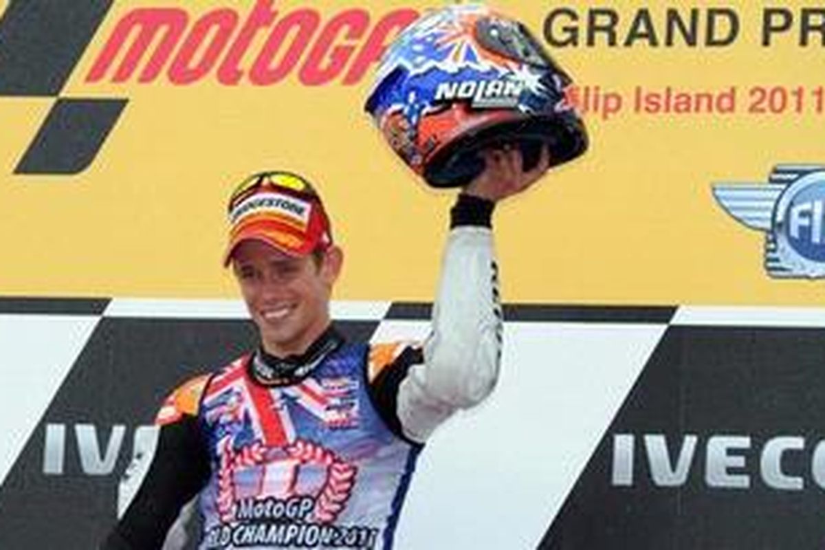Pebalap Repsol Honda, Casey Stoner.
