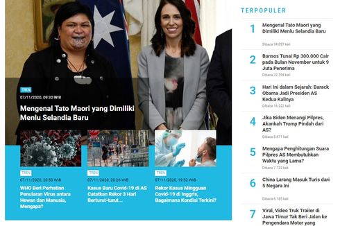 [POPULER TREN] Mengenal Tato Maori Menlu Selandia Baru | Cara Mengecek dan Syarat Pencairan Bansos Rp 300 Ribu