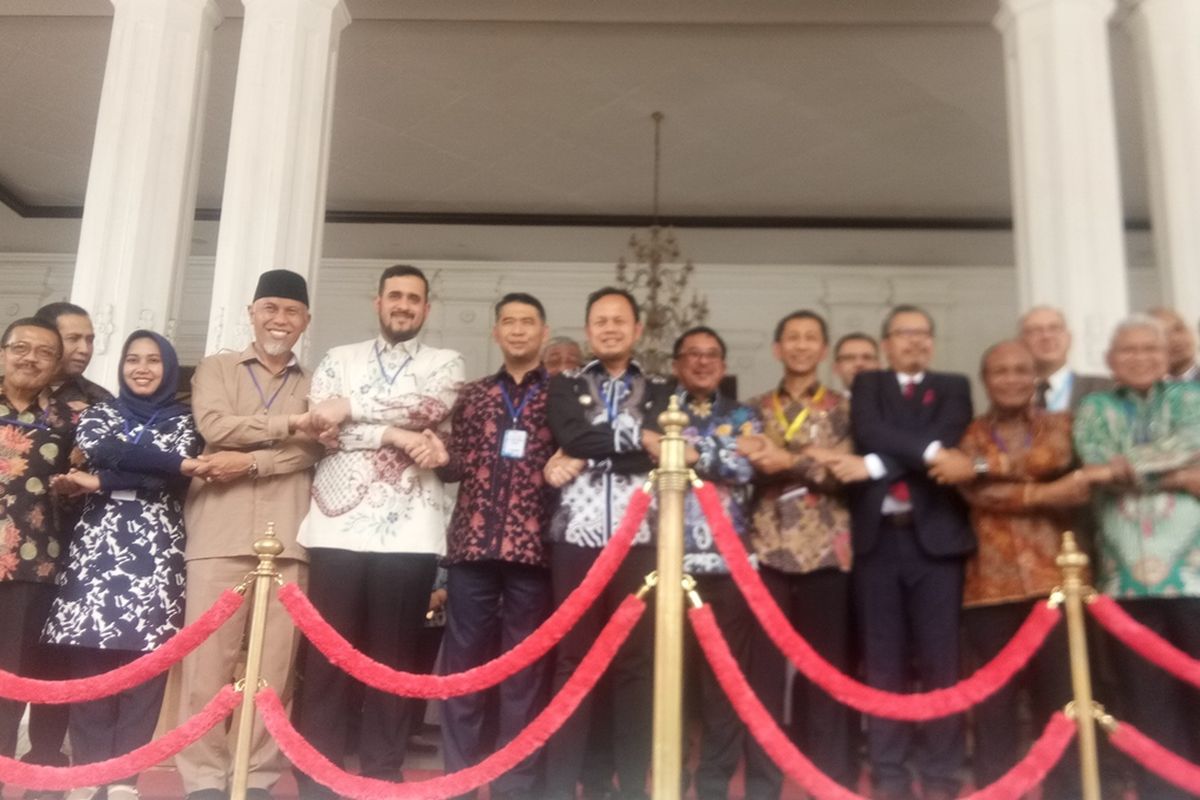 Sebanyak 28 kepala daerah kumpul di Balai Kota Bogor dalam agenda Moyor Caucas 2019, Senin (9/9/2019)