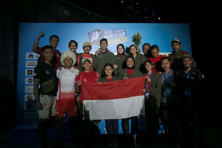  Indonesia kembali meraih medali emas di kejuaraan dunia IFSC Worldcup di Chongqing, China. Gelar juara dunia kali ini dipersembahkan oleh atlet timnas Alfian M Fajri dari nomor mens speed world record.