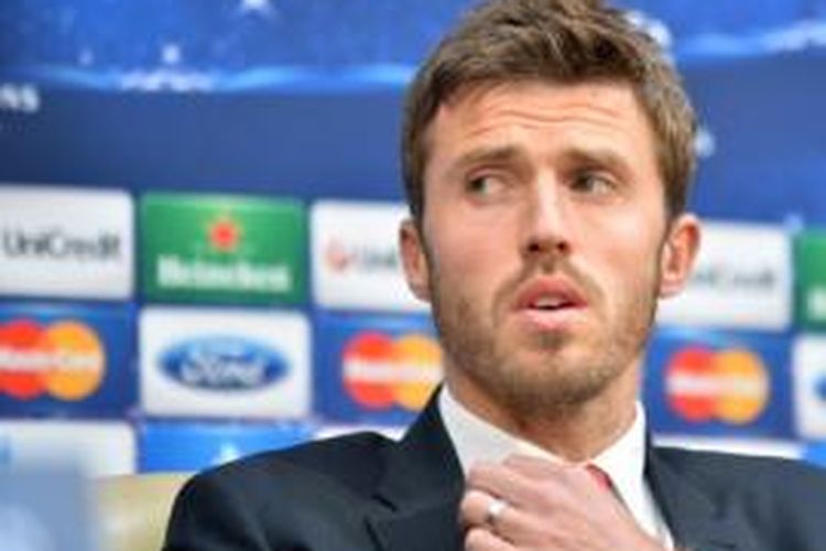 Gelandang Manchester United asal Inggris, Michael Carrick.