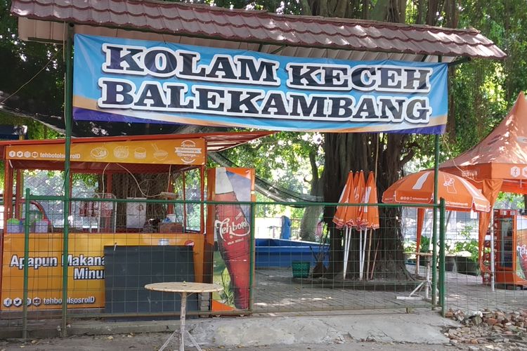 Kolam Keceh di Taman Balekambang Solo, Jawa Tengah.