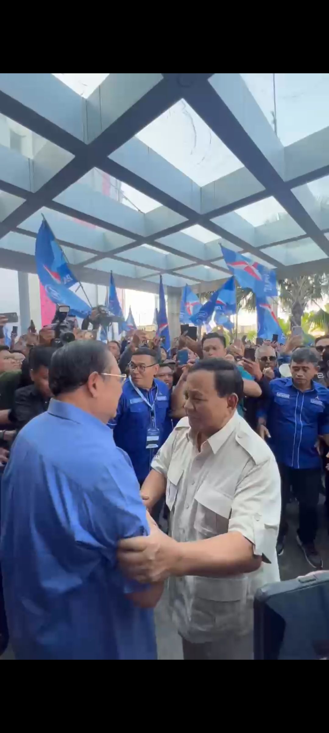 Pede Prabowo-Gibran Menang 1 Putaran, AHY: SBY Siap Turun Gunung