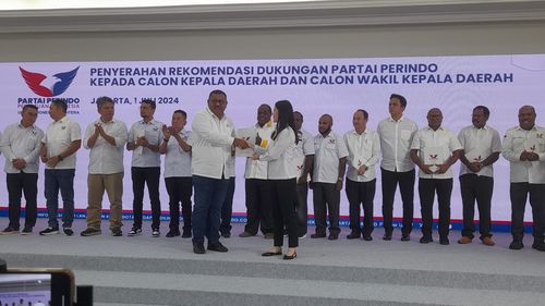 Perindo Beri Dukungan kepada 45 Bakal Calon Kepala Darah