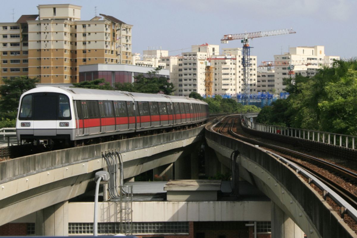 Ilustrasi MRT Singapura