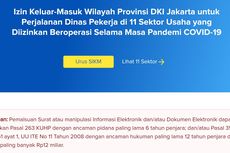 Begini Cara Mendapatkan Surat Izin Keluar Masuk Jakarta