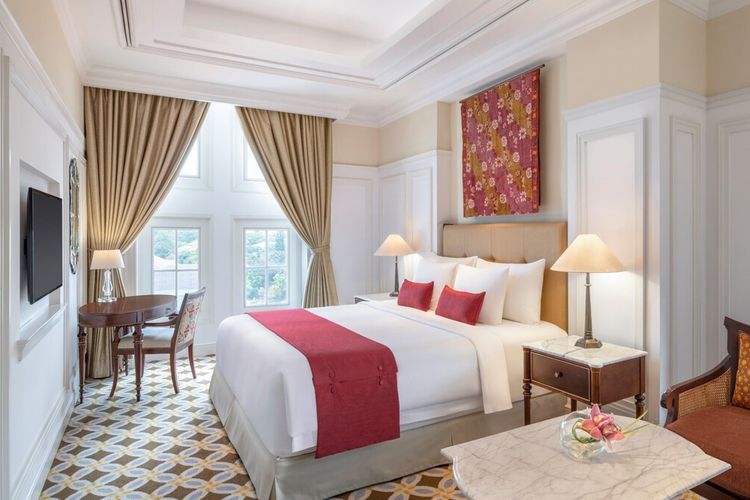 Deluxe Room di The Hermitage Jakarta.