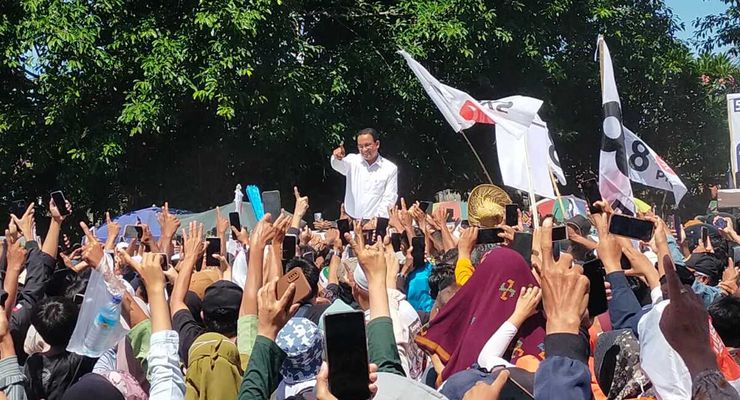 Kampanye Akbar di Mataram, Anies Minta Warga Kawal Suara di TPS