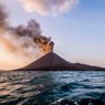 Dalam Sehari, Gunung Anak Krakatau Tercatat 5 Kali Erupsi