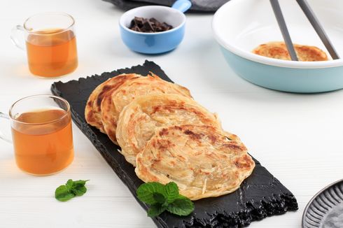 Cara Membuat Roti Paratha dengan 3 Bahan Utama, Pakai Tepung Terigu