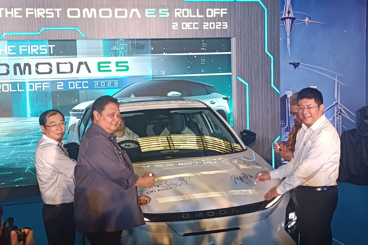 Peresmian produksi Chery Omoda E5 di Indonesia